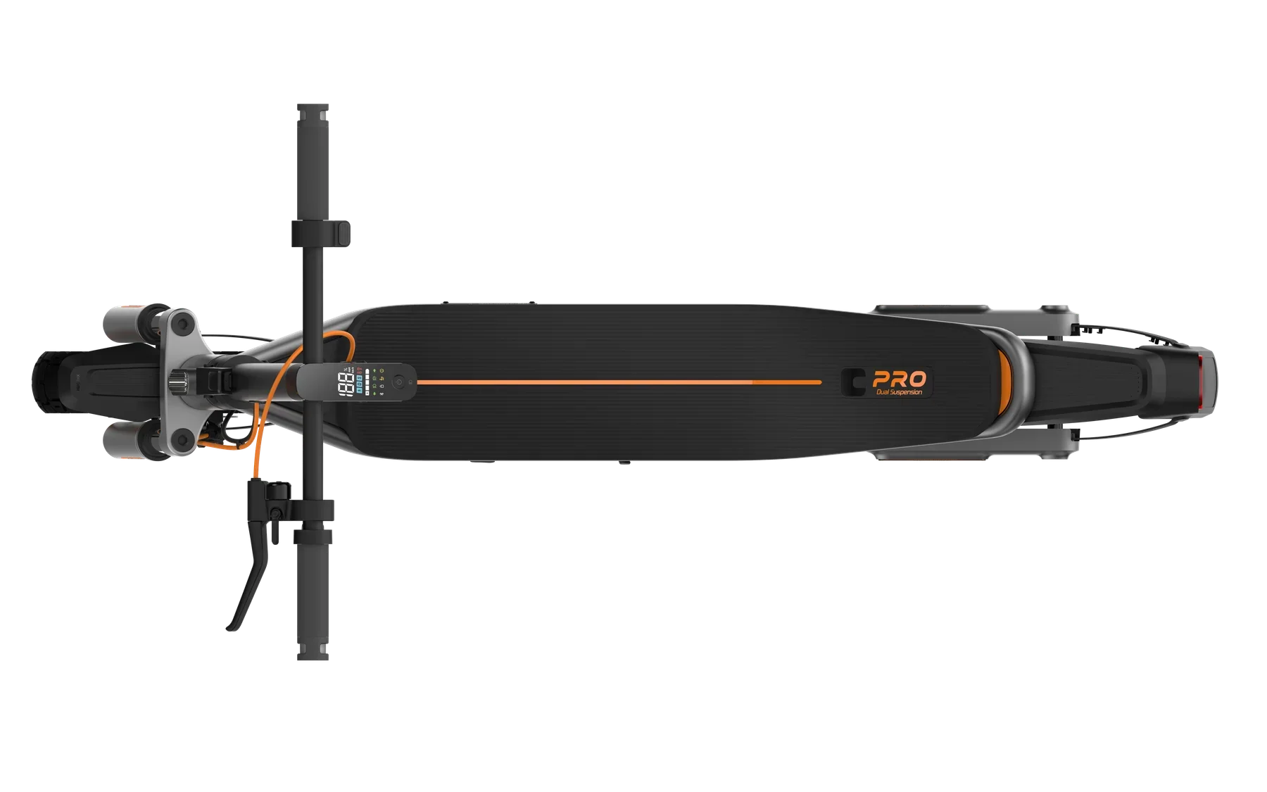 Bovenaanzicht van de treeplank van de Xiaomi Electric Scooter 6 Pro