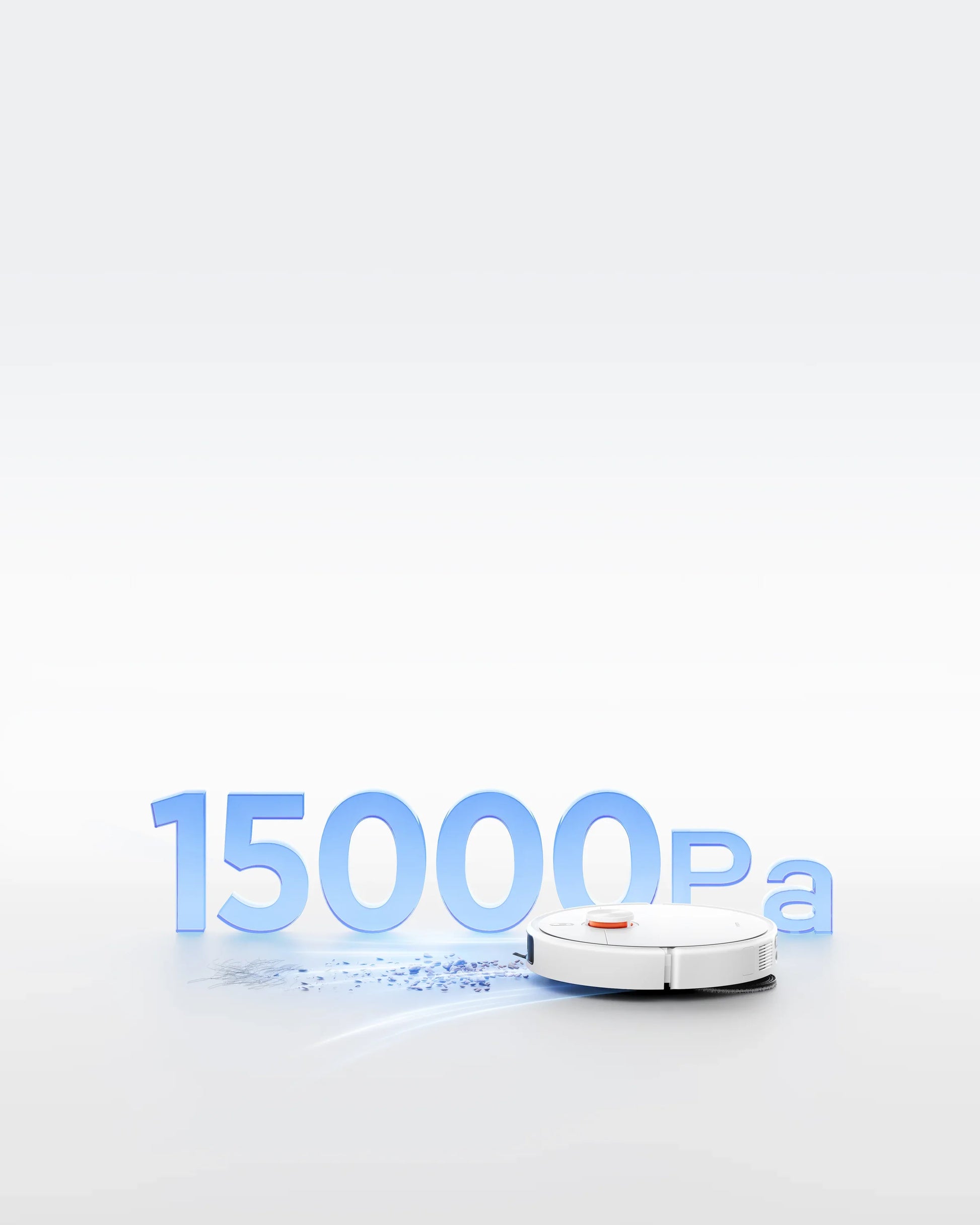 De 15.000 Pa zuigkracht van de Xiaomi Robot Vacuum H50 Pro