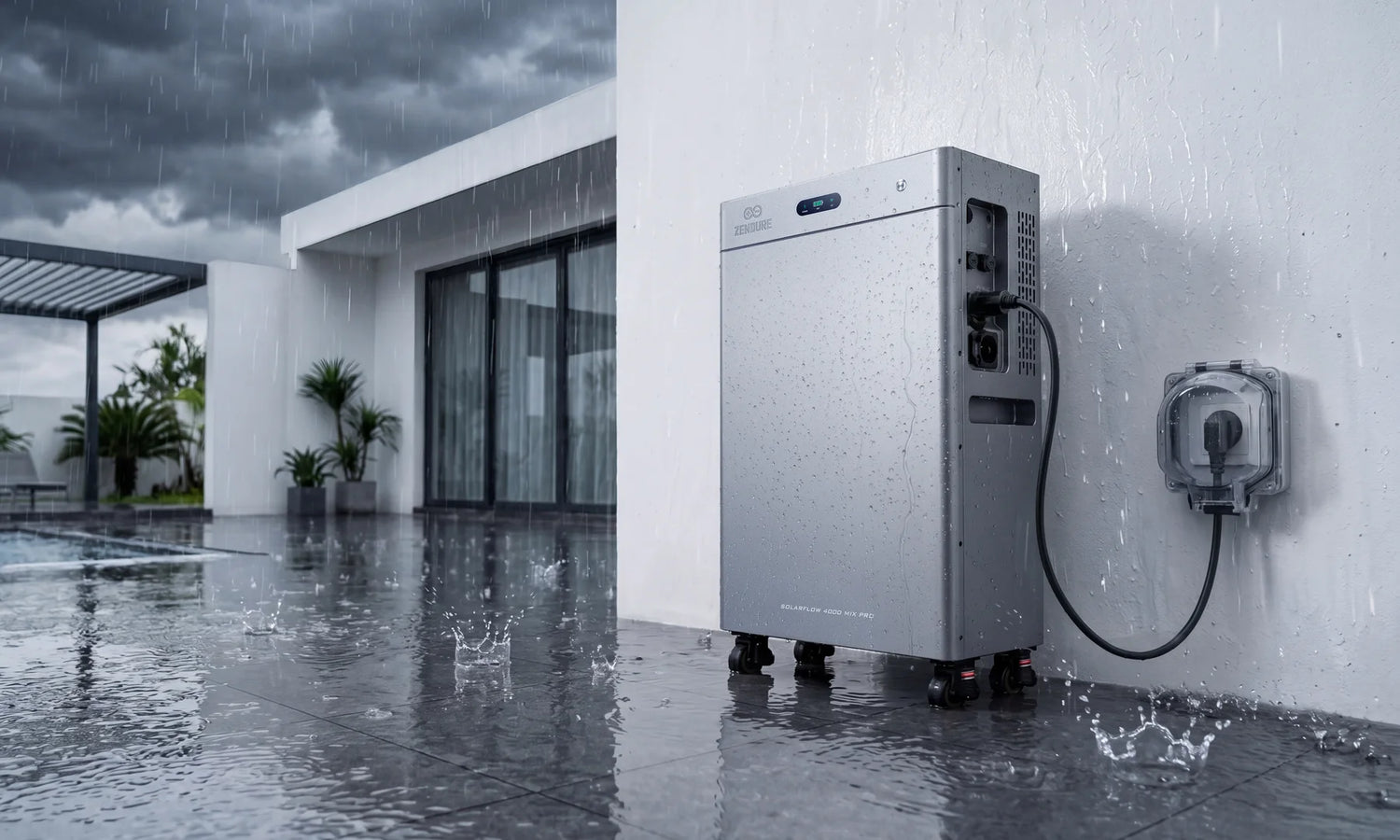 Zendure SolarFlow 4000 Mix AC+ is IP65 stof en waterbestendig