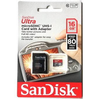 Carte mémoire SanDisk 16GB