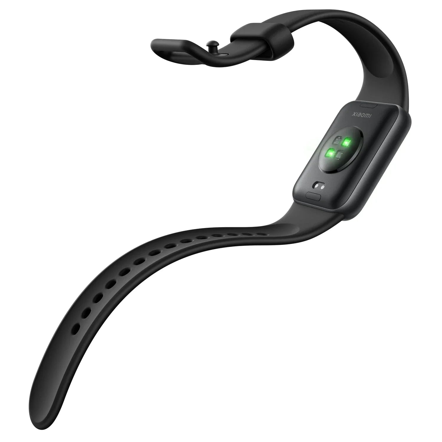Hartslagsensor aan de onderkant van de Xiaomi Smart Band 10 Pro