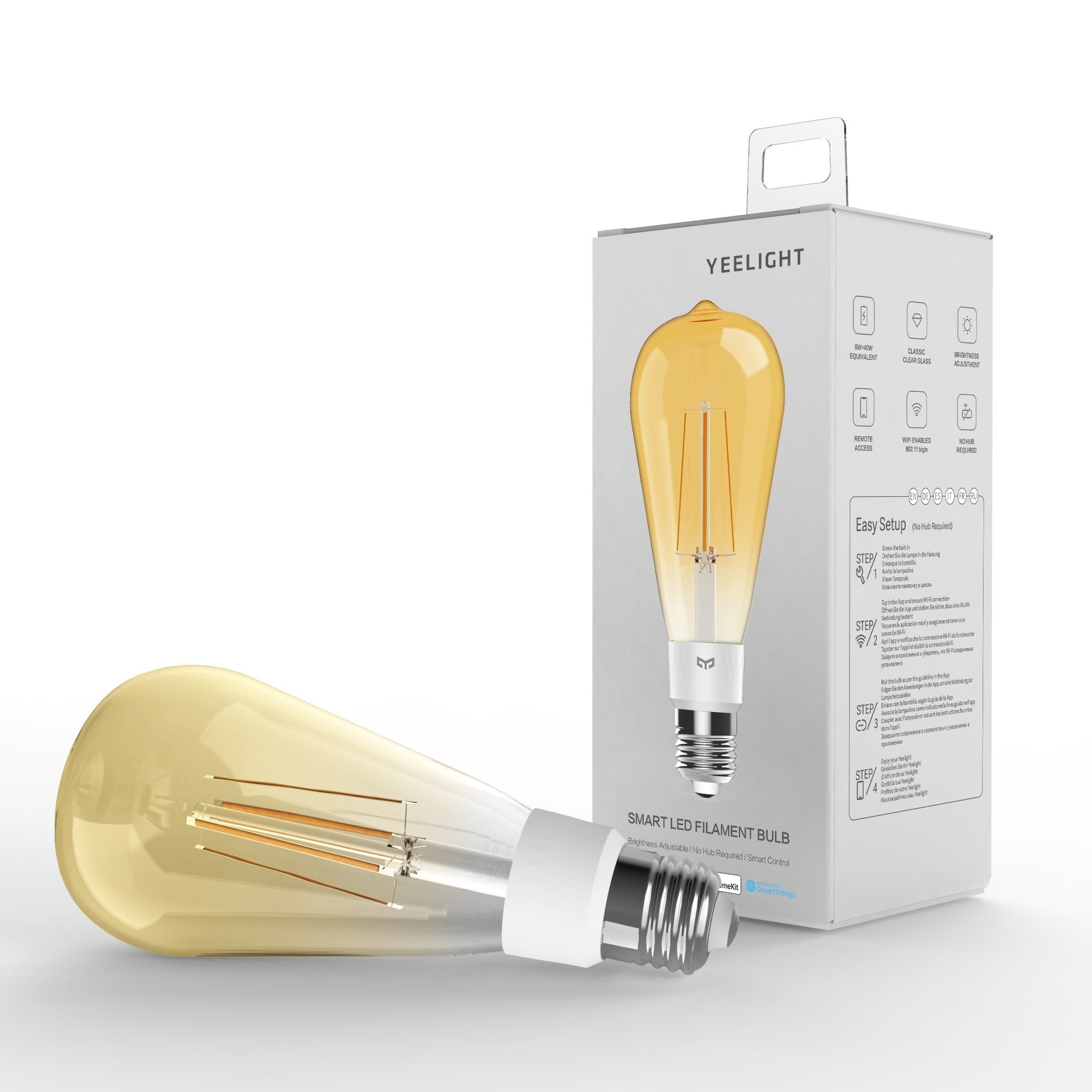 Xiaomi Yeelight Smart LED Filament Bulb ST64 YLDP23YL