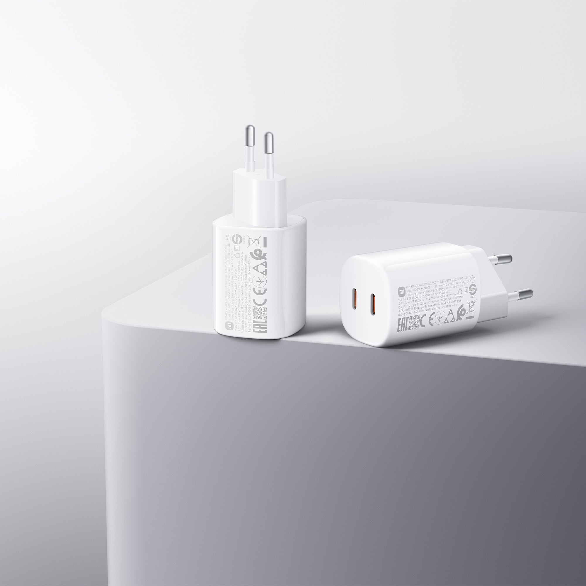 Xiaomi 45W Nano Turbo Charging Power Adapter (2 ports)