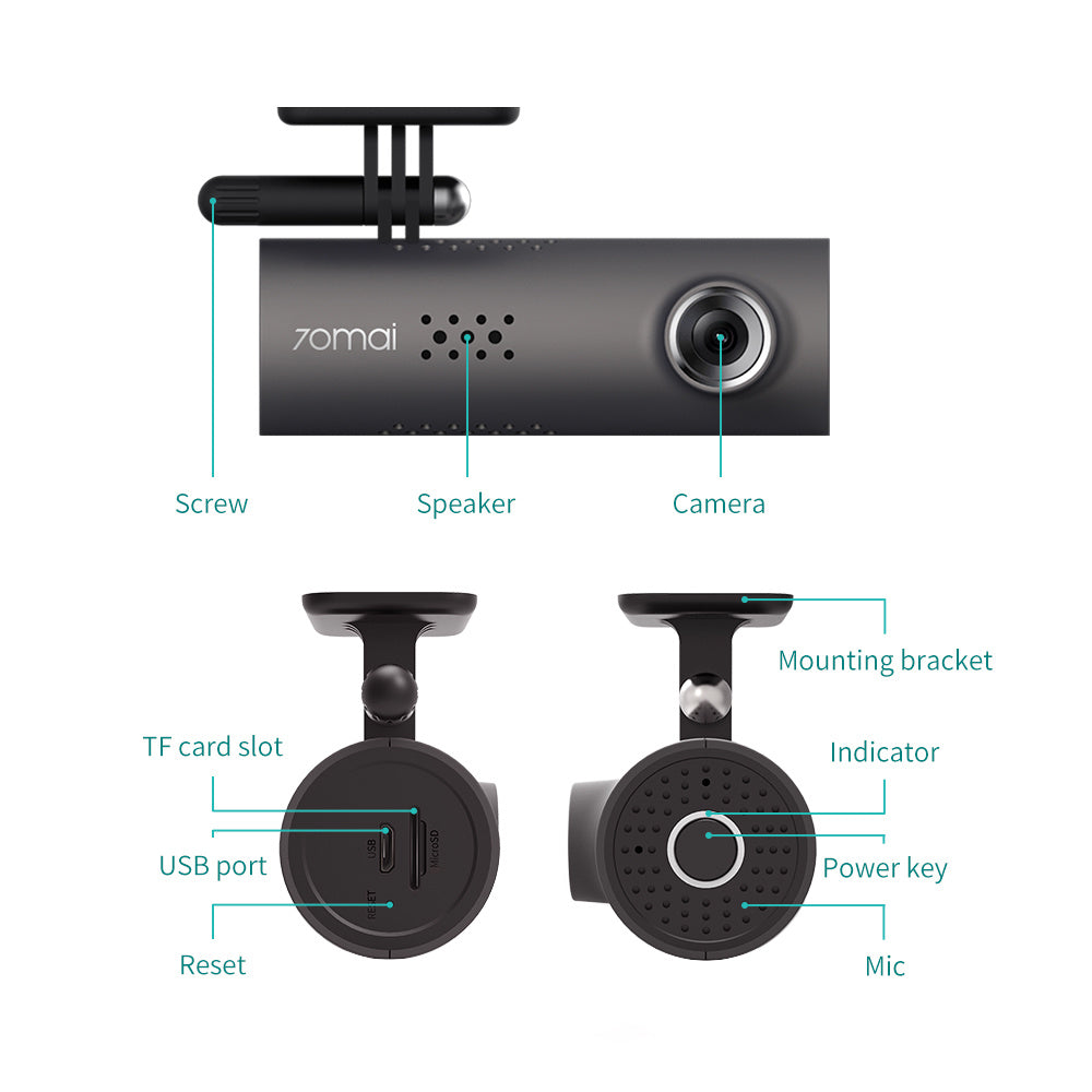Dashcam Xiaomi 70Mai 1S version européenne