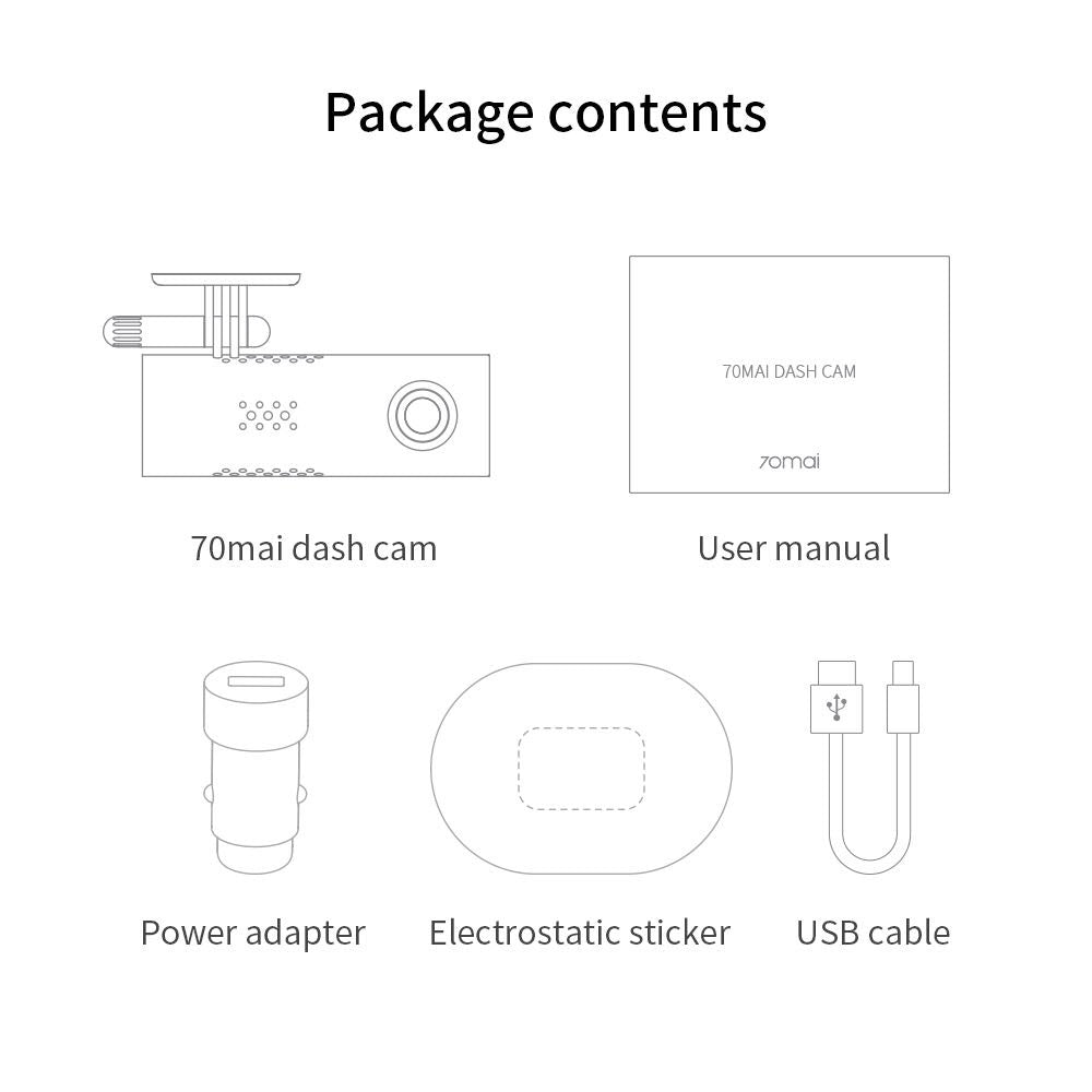 Dashcam Xiaomi 70Mai 1S version européenne