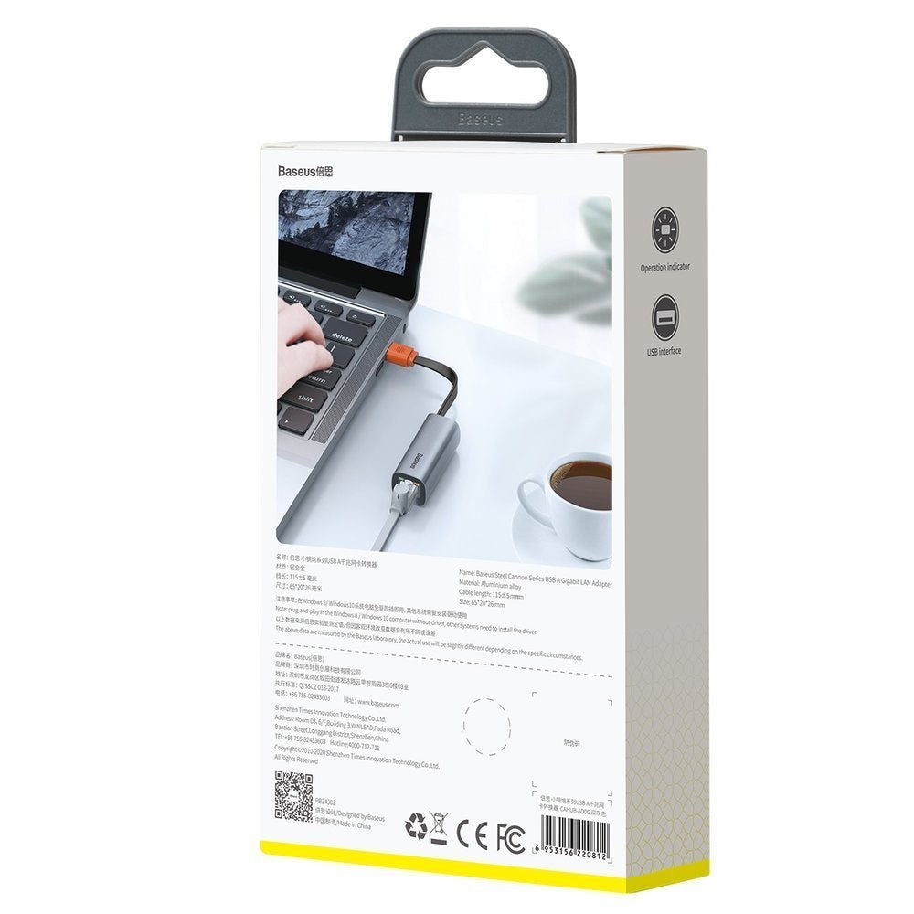 Adaptateur USB vers RJ45 LAN Ethernet Baseus