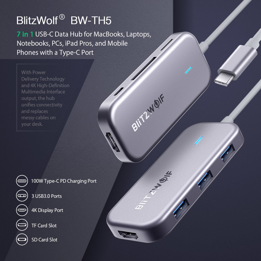 BlitzWolf BW-TH5 USB-C Hub