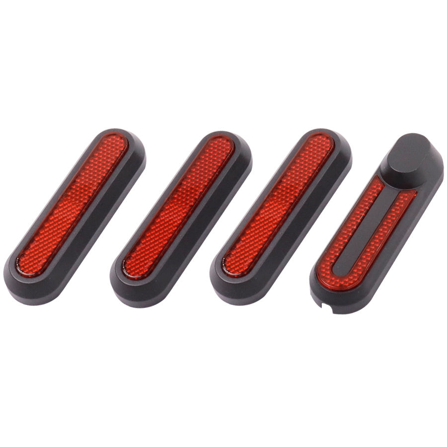 Reflektorabdeckungen vorne und hinten für Xiaomi Gen 2 Mi 1s, Essential und Mi Pro 2 Scooter (Set aus vier Stück)