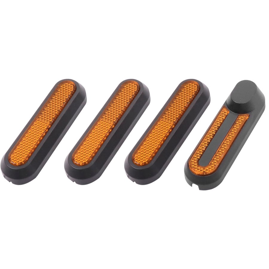 Reflektorabdeckungen vorne und hinten für Xiaomi Gen 2 Mi 1s, Essential und Mi Pro 2 Scooter (Set aus vier Stück)