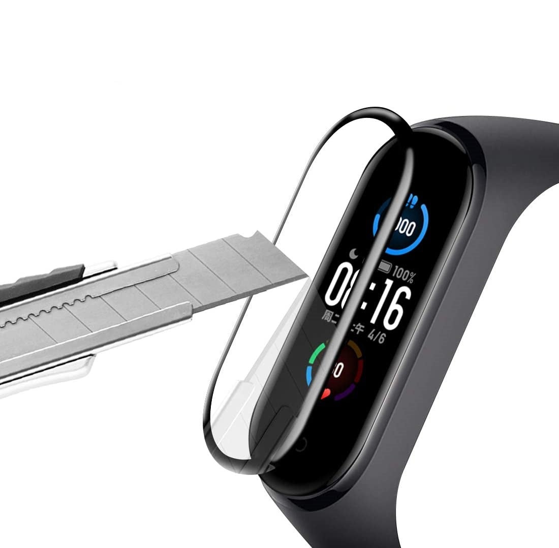 Xiaomi Mi Band 5 Curved Edge Displayschutz (2er-Set)