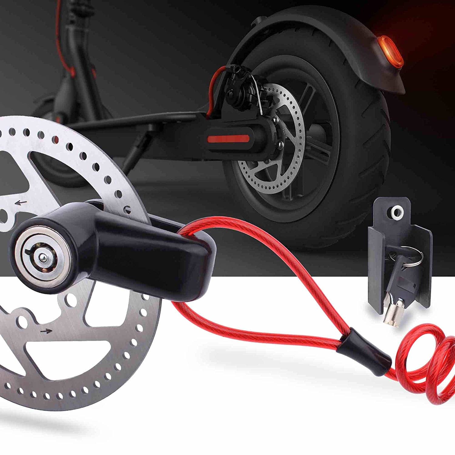 Disc Brake Lock for Xiaomi M365, M365 Pro, Essential, 1S and Pro 2 Scooter