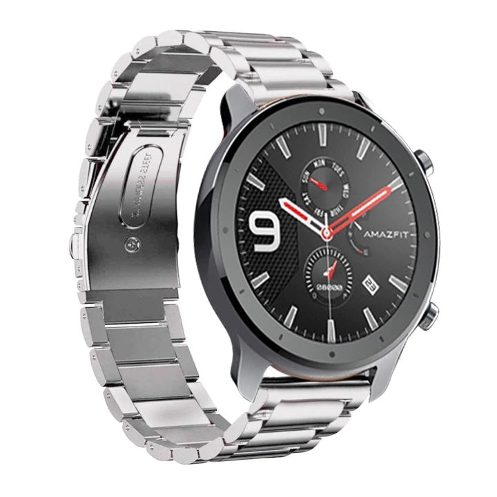 Metall-Gliederarmband für Huami Amazfit GTR / GTR 2 / Stratos / Stratos 3 22mm