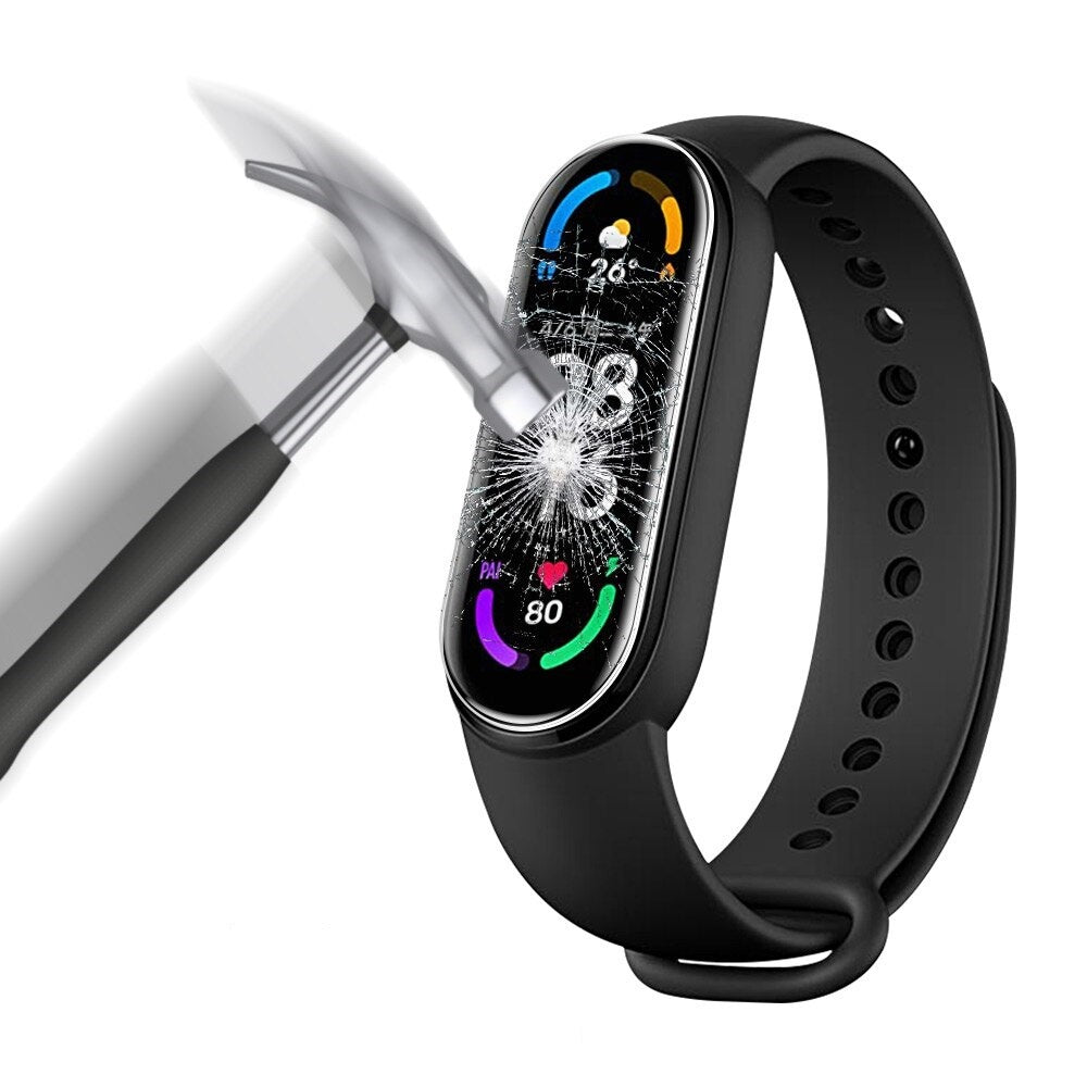 Xiaomi Mi Band 6 Curved Edge Screen Protector (set van 2 stuks)