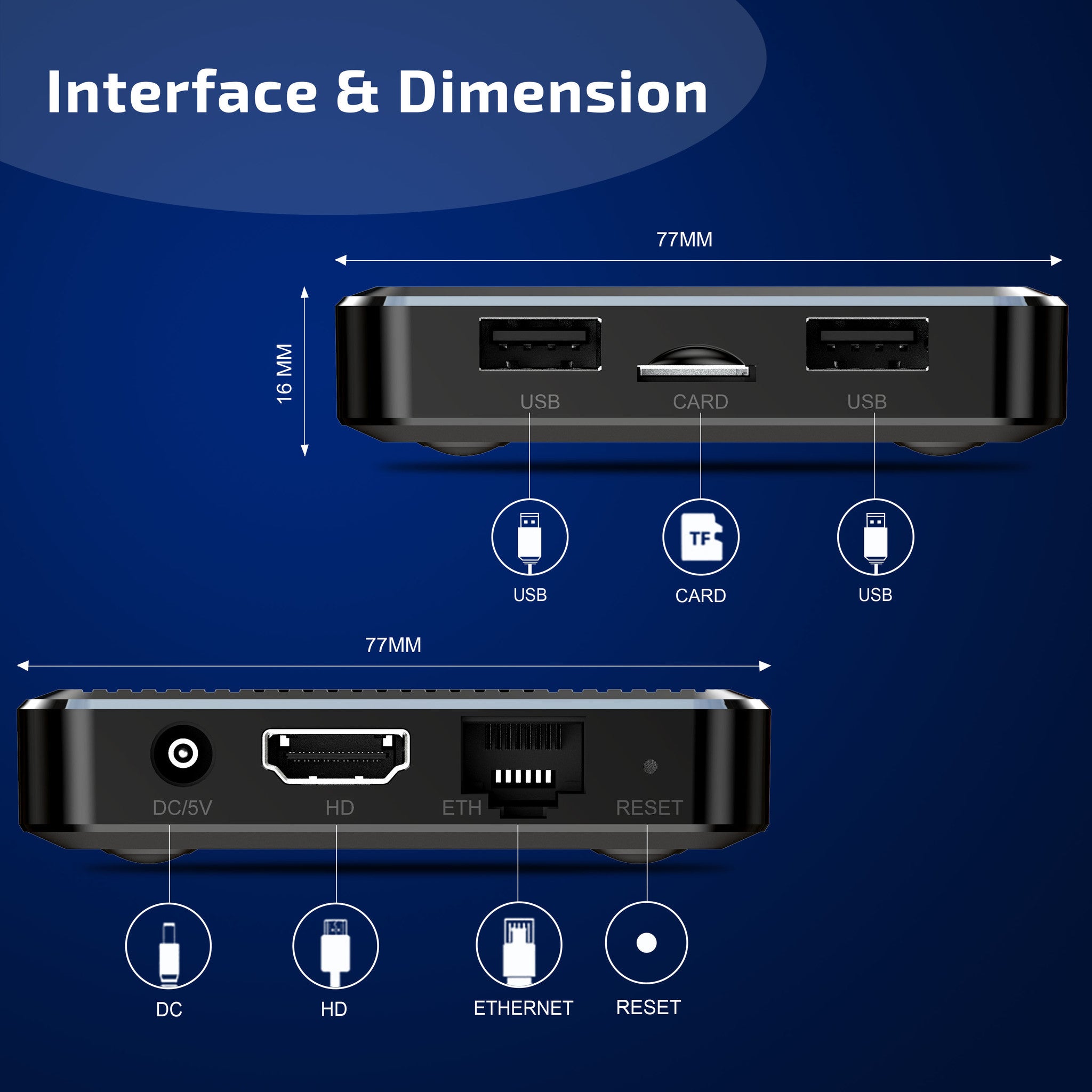 X98Q Android TV Box 2 Go 16 Go