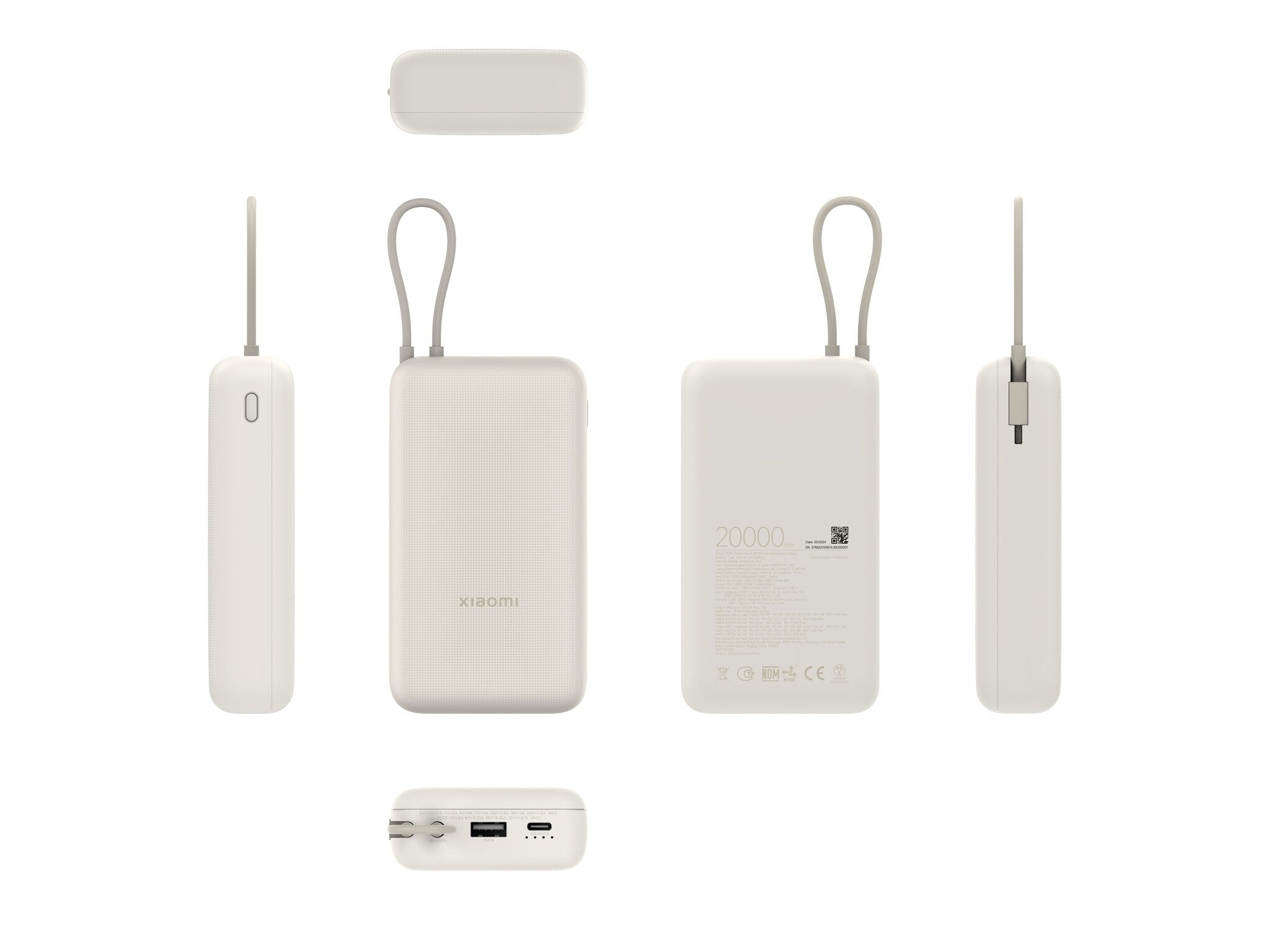 Xiaomi 33W Power Bank 20000mAh (Integrated Cable)