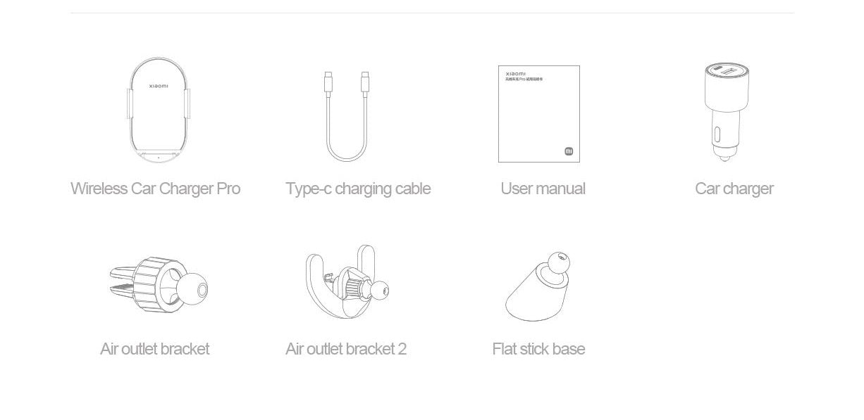 Xiaomi 50W Wireless Car Charger