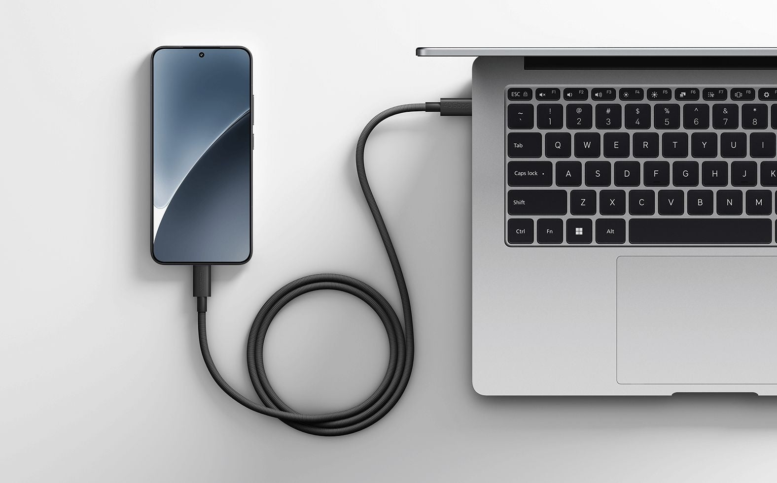 Xiaomi 6A High-Speed USB4 geflochtenes USB-C-auf-USB-C-Kabel (1 m)