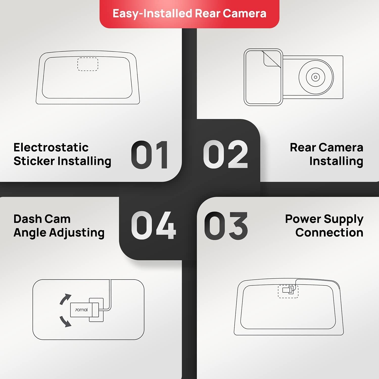 Xiaomi 70mai Rear Camera RC09