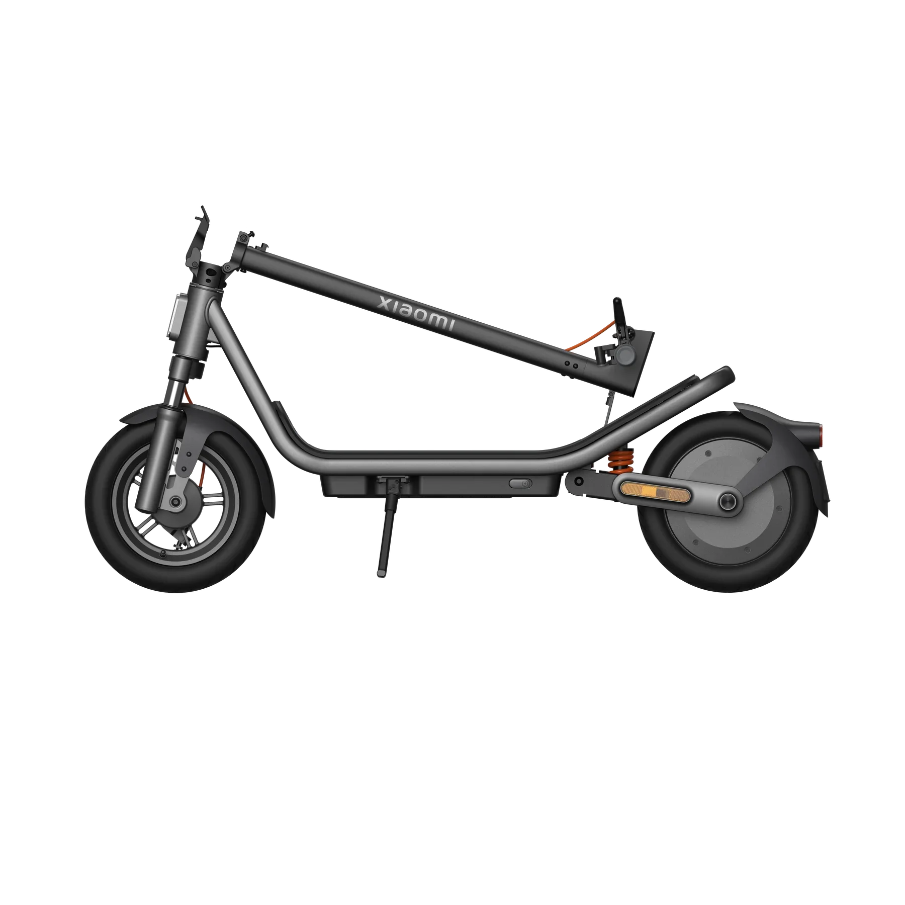 Xiaomi Electric Scooter 6 opgevouwen op witte achtergrond