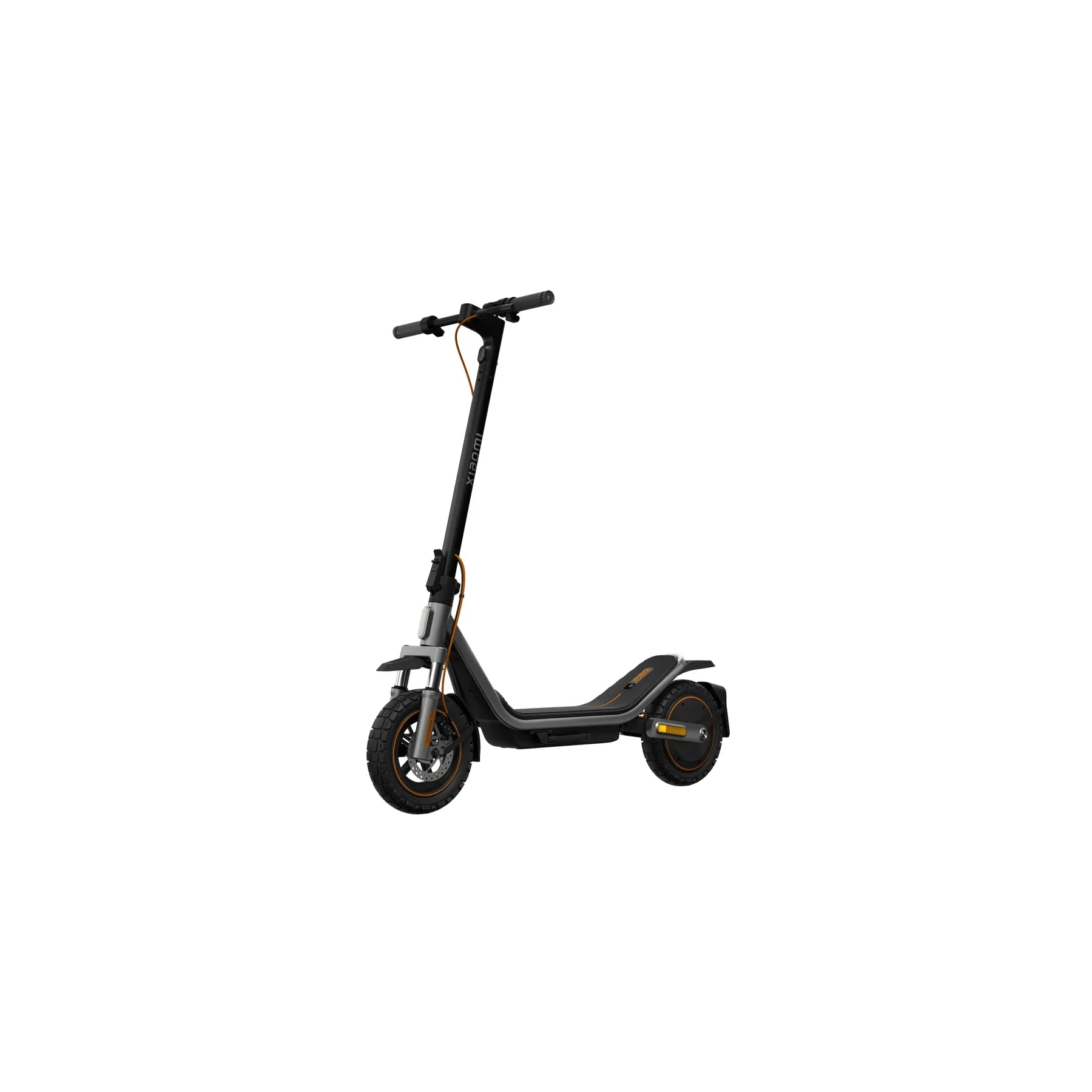 Xiaomi Electric Scooter 6 Pro schuin van rechtsvoor op witte achtergrond