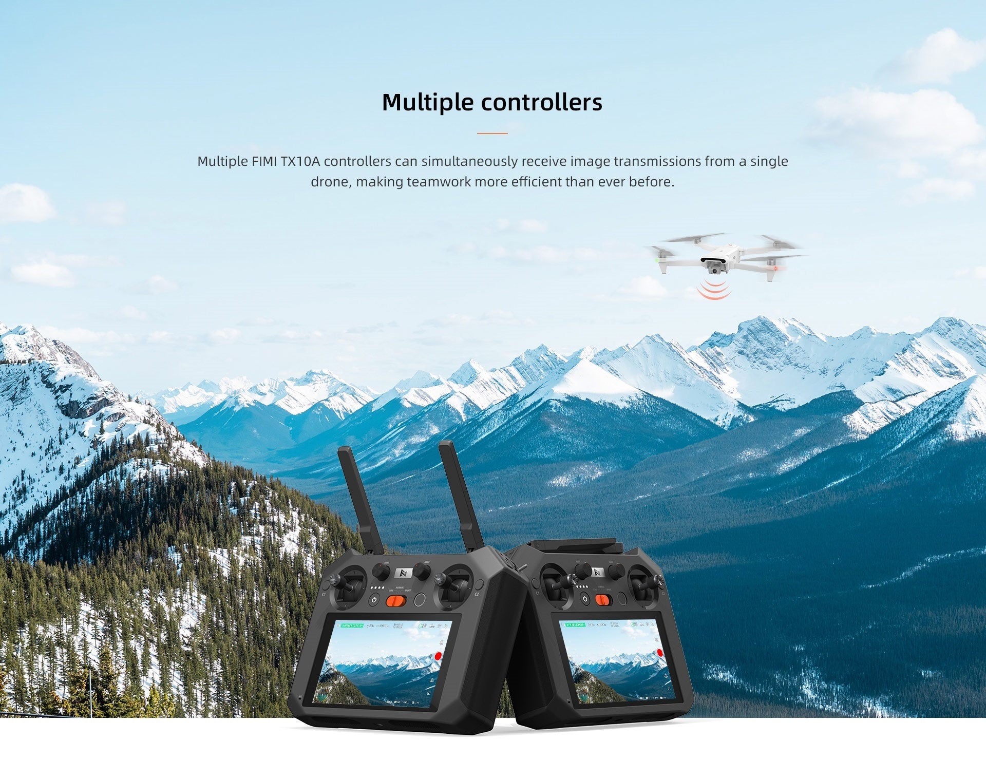 Xiaomi Fimi TX10A Built-in Screen Remote Controller