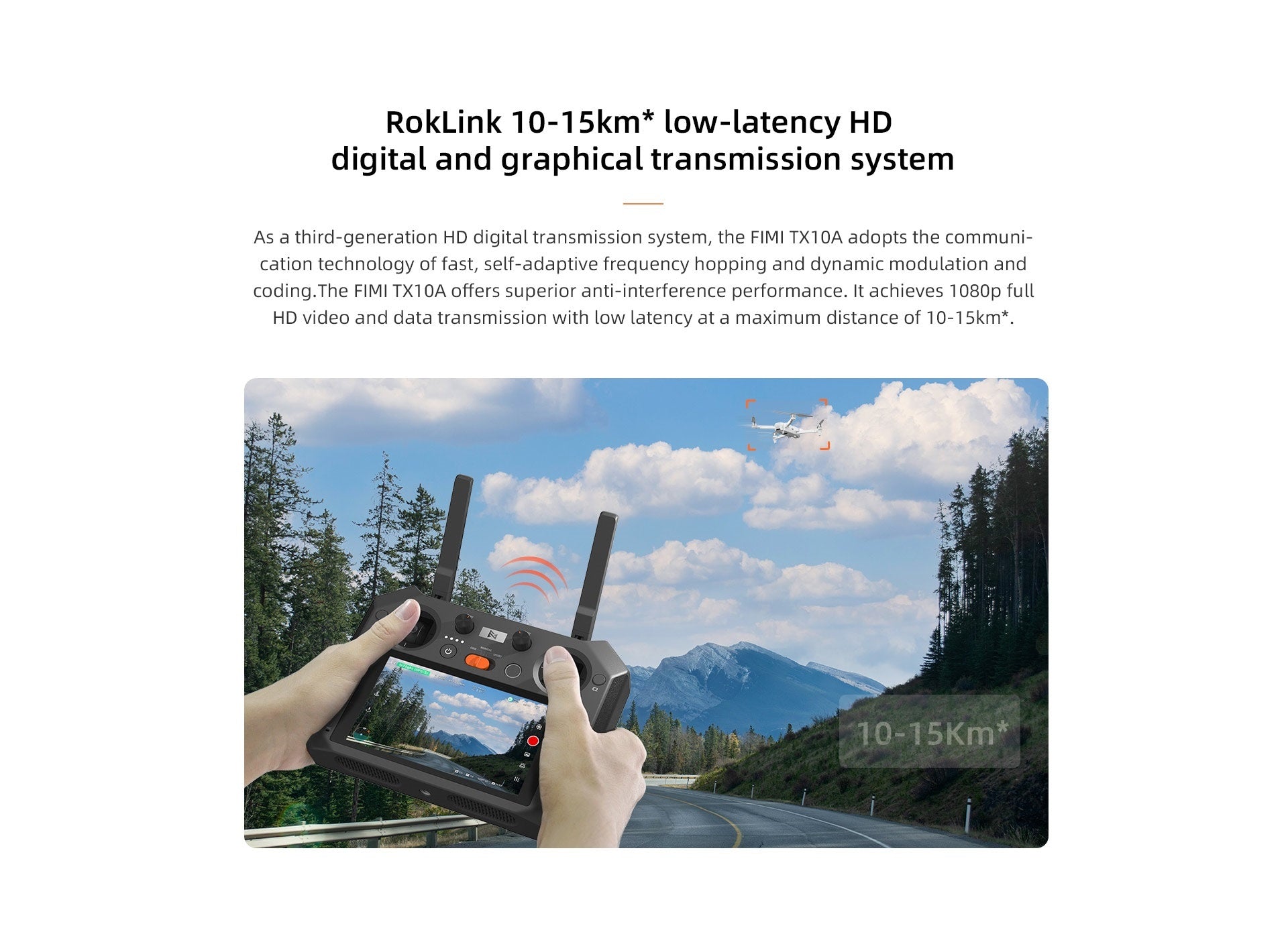 Xiaomi Fimi TX10A Built-in Screen Remote Controller