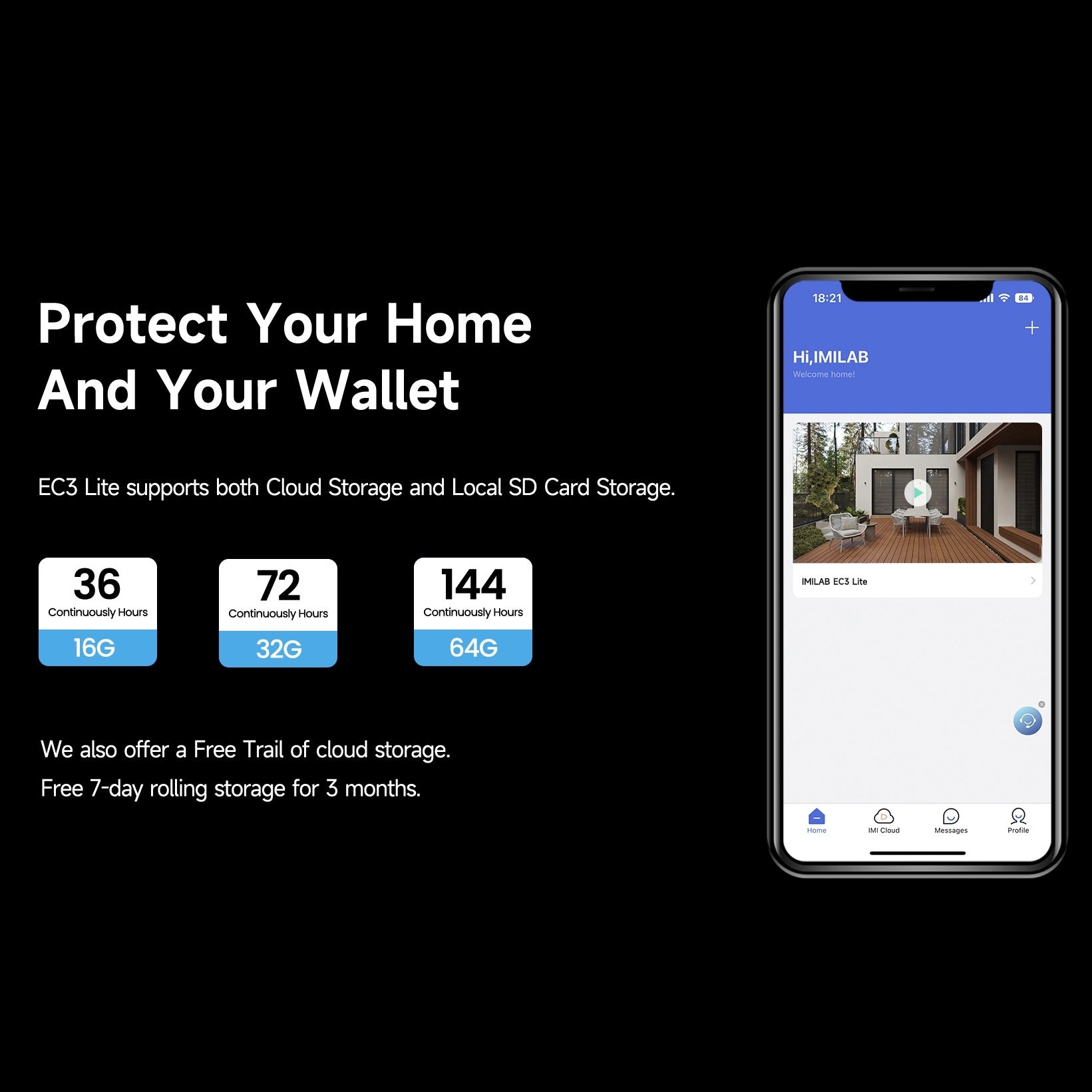 Xiaomi IMILAB EC3 Lite Outdoor-Überwachungskamera