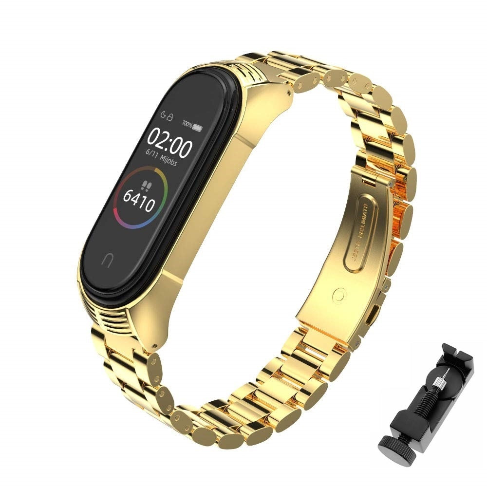 Bracelet à maillons en métal pour Xiaomi Mi Band 6