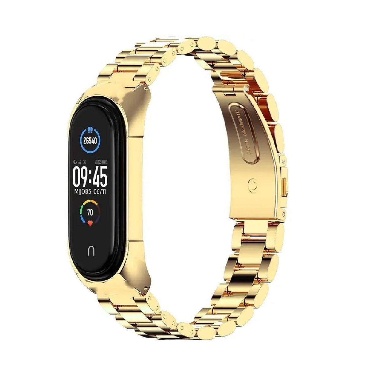 Bracelet à maillons en métal pour Xiaomi Mi Band 7