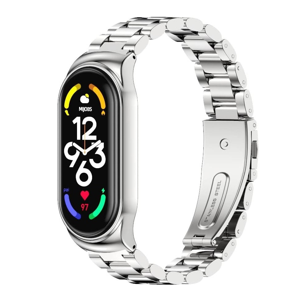 Bracelet à maillons en métal pour Xiaomi Mi Band 7