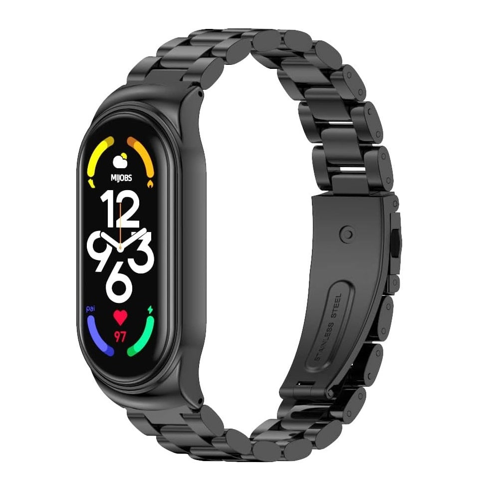 Bracelet à maillons en métal pour Xiaomi Mi Band 7