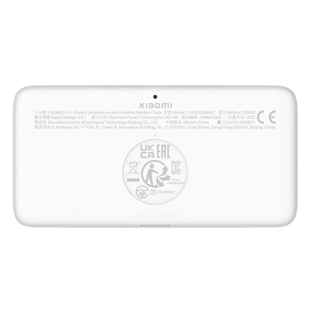 Xiaomi Mi Horloge avec capteur de température et d'humidité