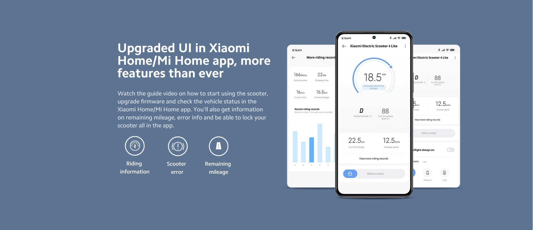 Xiaomi Electric Scooter 4 Lite Version européenne