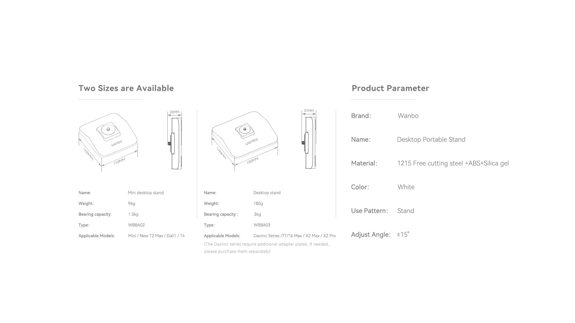 Xiaomi Wanbo Desktop Portable Stand