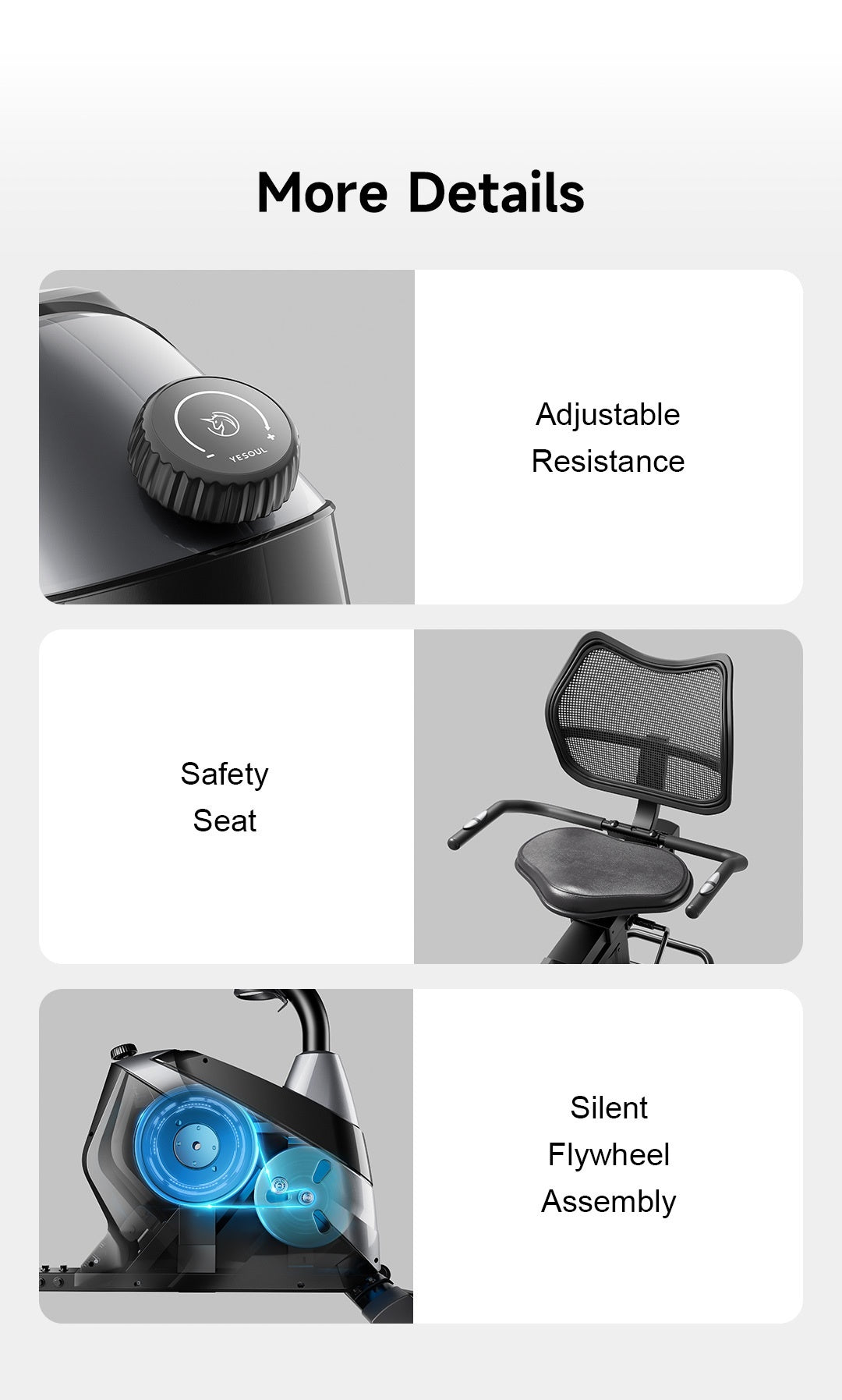 Xiaomi Yesoul Recumbent Exercise Bike J1 Plus